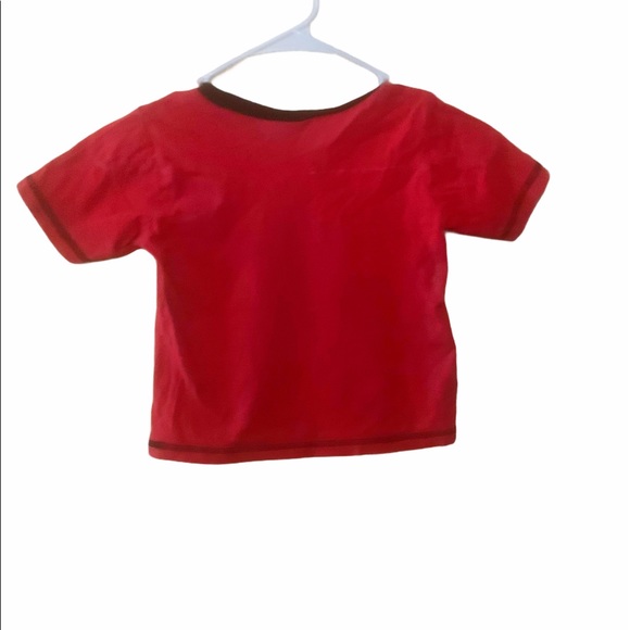 BOYS TOP DOG RED AND BLUE SHIRT - Picture 2 of 2